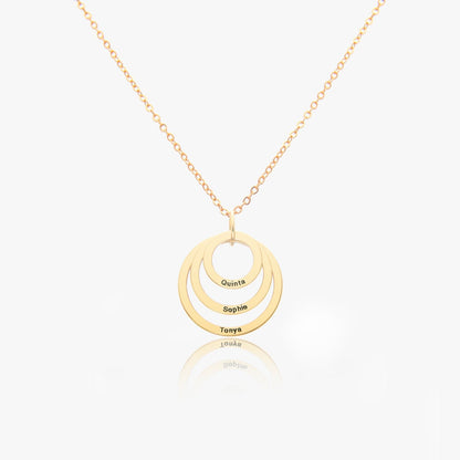 599. Interlocking Circle Necklace